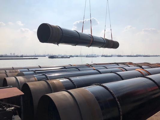 คุณภาพ  Custom LSAW Steel Pipe / Welded Carbon Steel Pipe For Underground Bunker โรงงาน