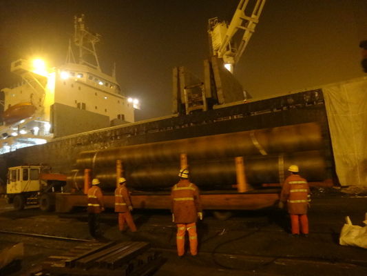 คุณภาพ  Hot Rolled SAWL SSAW Steel Pipe Length Customized For Natural Gas And Oil Pipeline โรงงาน