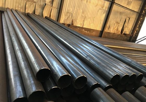 วัสดุก่อสร้าง ERW Steel Pipe 12m 6m 6.4m Electric Resistance Welded Tube