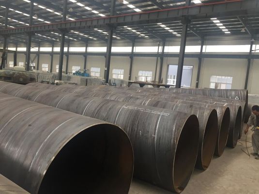 API 5L Standard Spiral Welded SSAW Steel Pipe สำหรับท่อส่งน้ำมันและก๊าซ