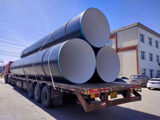 API 5L Standard Spiral Welded SSAW Steel Pipe สำหรับท่อส่งน้ำมันและก๊าซ