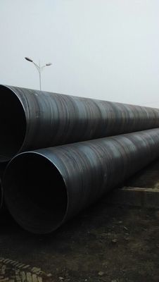 SSAW 609 มม. ท่อเหล็กคาร์บอน Helical Seam Spiral Welded Steel Pipe