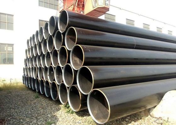 ท่อเหล็กสีดําทนทานการกัดกร่อน ASTM A53 มาตรฐานสําหรับการก่อสร้าง