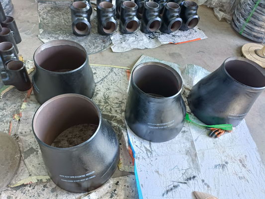 การบิดเย็น หนาเหล็กคาร์บอน ท่อ fittings ความดัน ASME B 16.9 มาตรฐาน (2-60mm)
