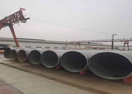 25.4mm กว้างขนาดใหญ่ SSAW ท่อเหล็กผสมผสานกลมสําหรับโครงสร้าง