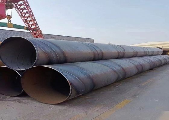 25.4mm กว้างขนาดใหญ่ SSAW ท่อเหล็กผสมผสานกลมสําหรับโครงสร้าง