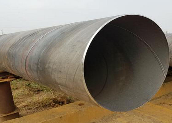 API 5L SSAW ท่อเหล็ก 219.1mm - 2540mm กว้างไม่เป็นรอง 5mm - 25.4mm ผนัง