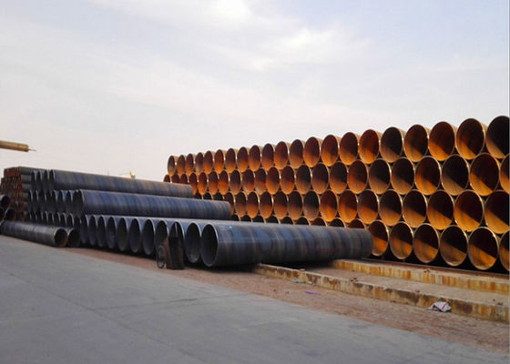 2540mm SSAW ท่อเหล็กที่มีปลายเรียบไม่เป็นรอง 25.4mm ผนัง