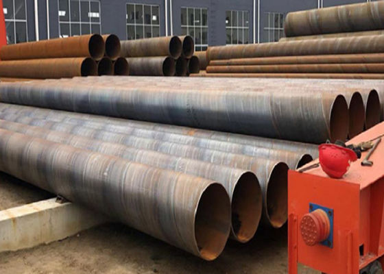 5mm-25.4mm วอลล์มิลล์การทดสอบใบรับรอง SSAW ท่อเหล็กสําหรับวัสดุก่อสร้าง