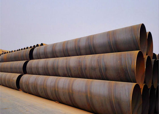 219mm-3620mm Mill การทดสอบใบรับรองเกรด 10 20 45 SSAW ท่อ welded สําหรับการก่อสร้าง