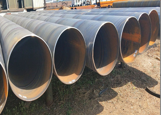 API 5L SSAW ท่อเหล็ก 219.1mm - 2540mm กว้างไม่เป็นรอง 5mm - 25.4mm ผนัง