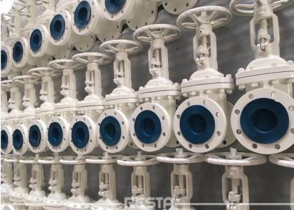 PT Class 900 Steel Butterfly Valve with Double Wedge สอดคล้องกับมาตรฐาน DIN