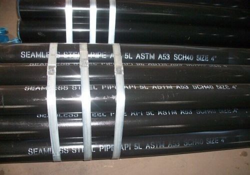 ASTM A53 เกรด B ERW ท่อเหล็กที่มีสีดํา