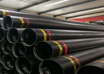 ASTM A53 ท่อเหล็กสีดําสีขนานผสมผสานท่อเหล็กขอบ 21.3mm-660mm OD