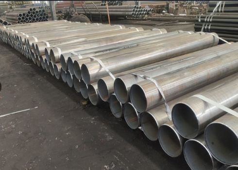 API 5L เหล็กความต้านทานไฟฟ้า ERW ท่อ welded ในผิวเปล่า / การทาสี