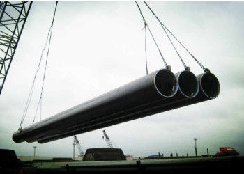 API Pipe FBE ปกแต่ง LSAW Steel Pipe การแก้ไขที่สุดยอดสําหรับท่อหล่อระยะไกล