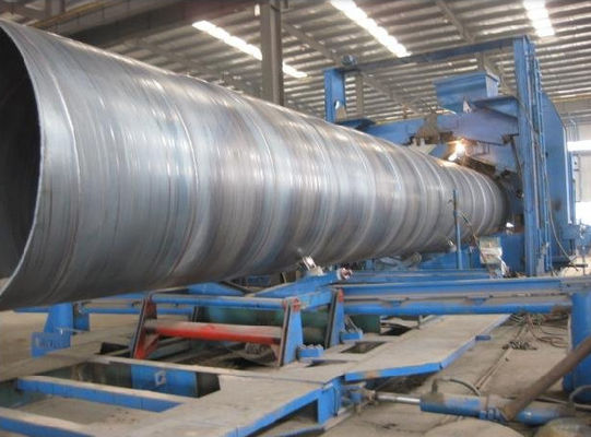 5mm-25.4mm Mill การทดสอบใบรับรอง SSAW ท่อเหล็กสําหรับอุปกรณ์เครื่องจักรหนัก