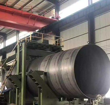 5mm-25.4mm Mill การทดสอบใบรับรอง SSAW ท่อเหล็กสําหรับอุปกรณ์เครื่องจักรหนัก