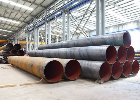 SSAW ท่อเหล็ก welded 5mm-25.4mm กําแพงสําหรับการก่อสร้าง