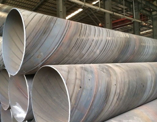 ท่อเหล็ก SSAW ที่กําหนดเอง สําหรับก่อสร้างน้ํา กว้างภายนอก 219mm-3620mm
