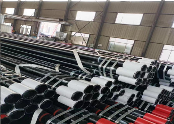 OD 21.3-1420mm กล่องเหล็กคาร์บอนท่อที่มีการเคลือบกันการกัดกร่อน ทนทานชายต่อปลายสาย
