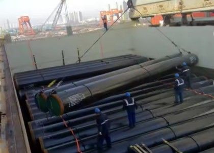 API 5L X42 - X70 PSL1 PSL2 Ssaw Spiral Carbon Steel Pipe ท่อส่ง