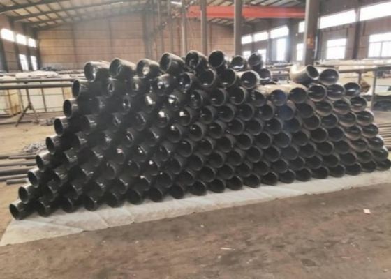 A105 อุปกรณ์ประกอบท่อเหล็กคาร์บอน ความหนา Sch10-Xxs 2-60mm เครื่องพิมพ์ทํางาน PN25