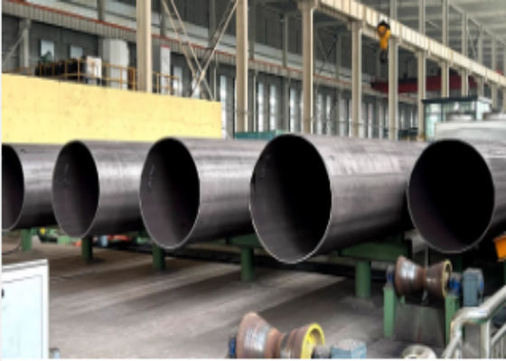 การทาสีพื้นผิว จบ ERW ท่อเหล็กที่มีผนัง Thick 0.5-60mm และ /- 0.2% ความละเอียดความอดทน