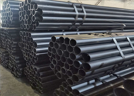 6.4M ความยาว ความต้านทานไฟฟ้า ERW ท่อเหล็ก welded กับปลาย ป้องกันหมวก