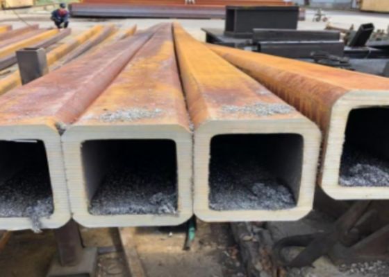 ASTM A500 Steel Hollow Sections 10x10mm ถึง 500x500mm พร้อม Decoiling