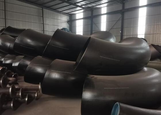 อุปกรณ์ประกอบท่อเหล็กประเภท WPB พร้อมการเชื่อมต่อการปั่นท้ายและความทนทานต่อการเกรดสูง