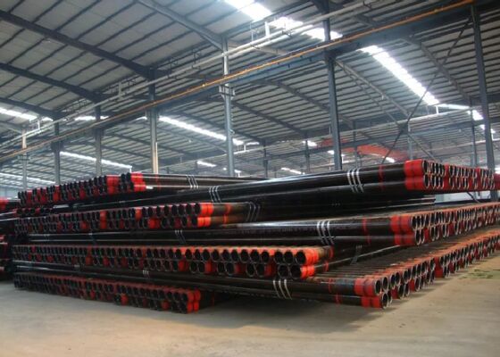 API 5CT Tubing with Yield Strength 80,000 Psi and Outer Diameter 4.5 Inches Featuring API Round Thread for Oilfield Applications